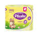 Туалетная бумага Plushe Classic Ромашка 4 рулона 18м 2 слоя 1/12